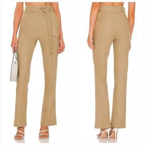 MAJORELLE Ameera Pant in Taupe Green XS